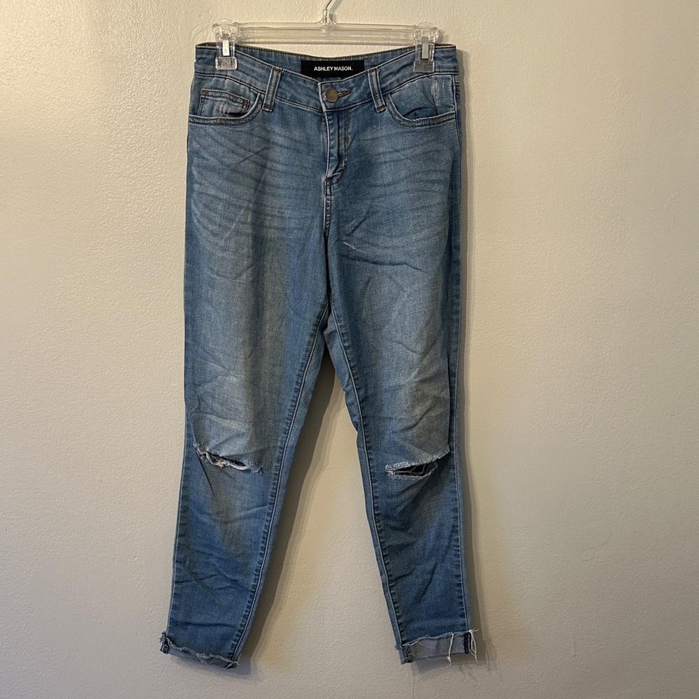 Ashley Mason Distressed Jeans